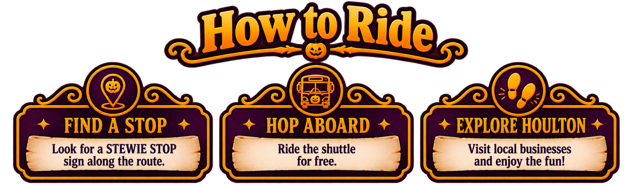 Find a Stop. Hop Aboard. Explore Houlton.